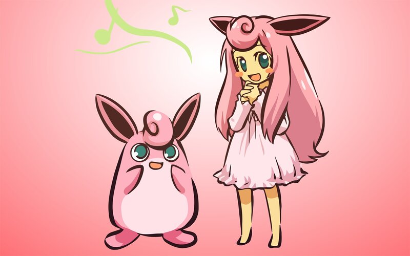 Pink Pokémon characters