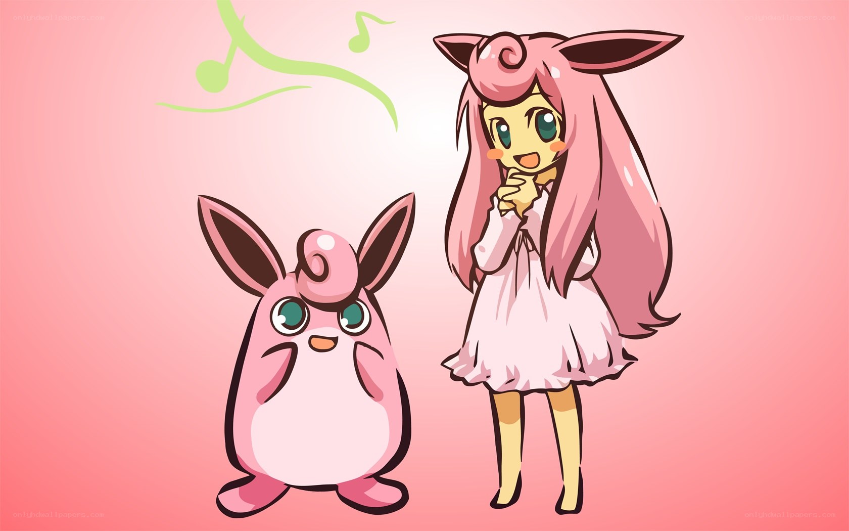 Pink Pokémon characters