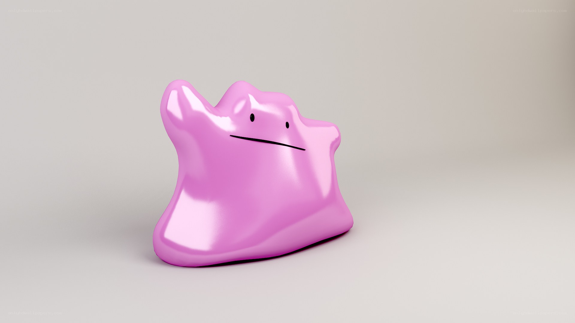 Pink Pokémon figurine