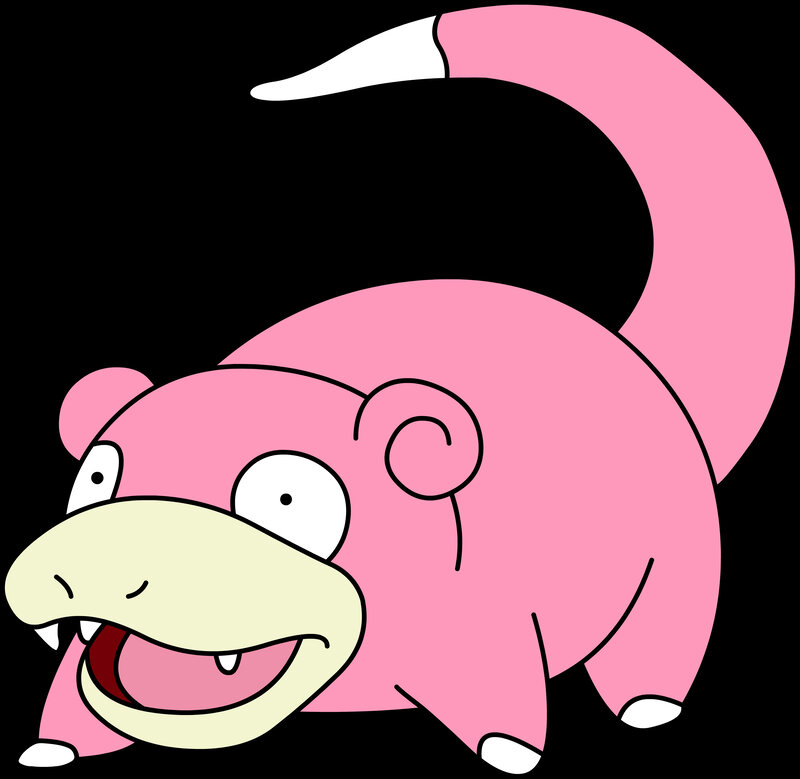 Pink Pokémon with a long tail