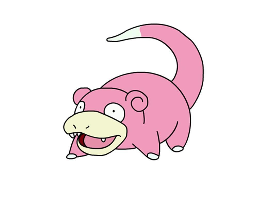 Pink Pokémon with long tail
