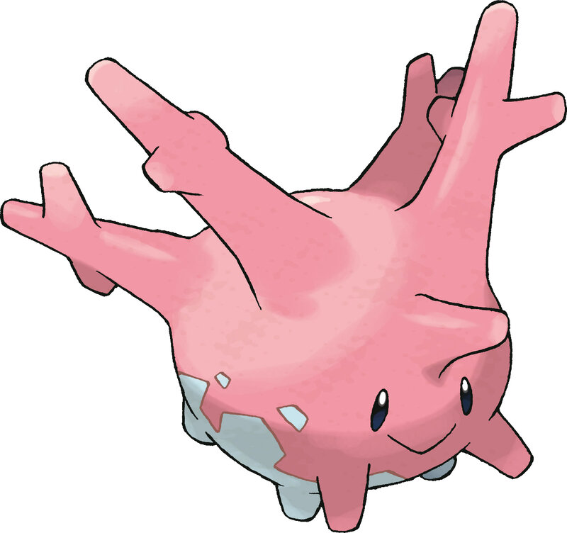 Pink Pokémon with star-like limbs