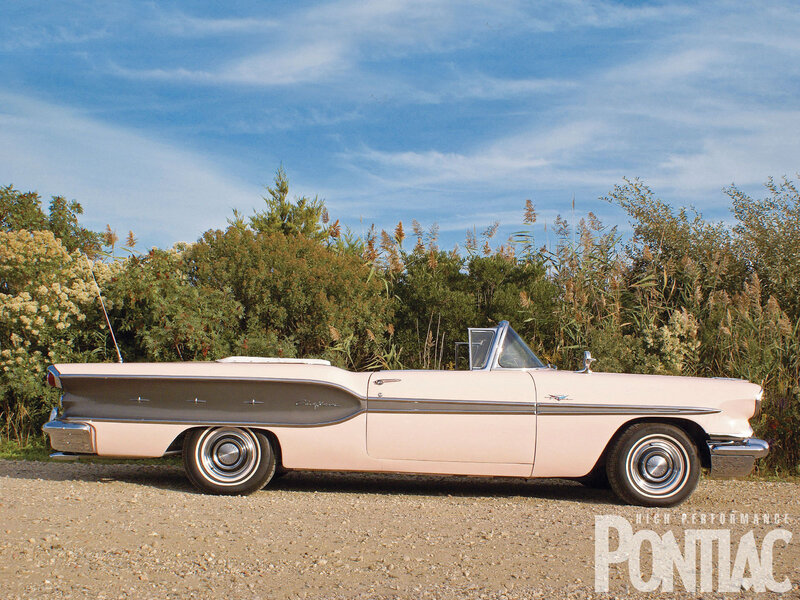 Pink Pontiac Convertible