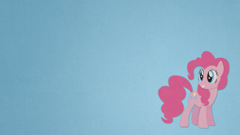 Pink Pony Character — Blue, Calm
