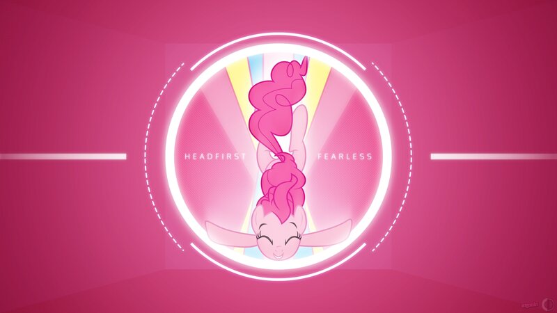 Pink Pony Character — Confident