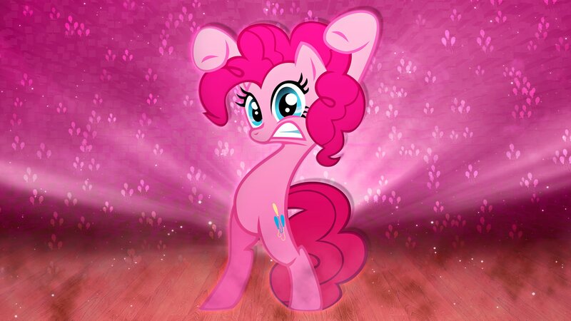 Pink Pony Character — Dramatic, Digital Art, Cartoon