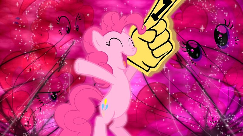 Pink Pony Character — Energetic
