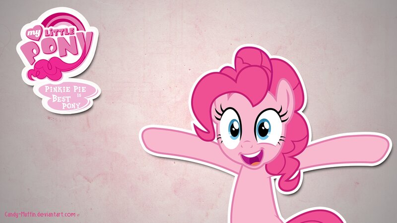 Pink Pony Character — Happy, Digital Art