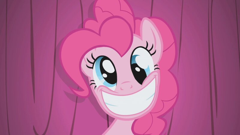 Pink Pony Character — Happy