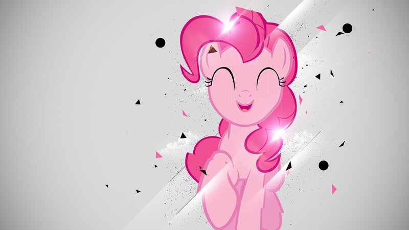 Pink Pony Character — Joyful