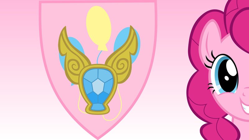 Pink Pony Character — Playful, Anime, Shield