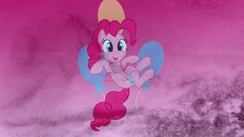 Pink Pony Character — Playful, Digital Art, Balloon