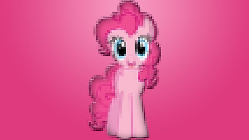 Pink Pony Character — Playful, Pixel Art