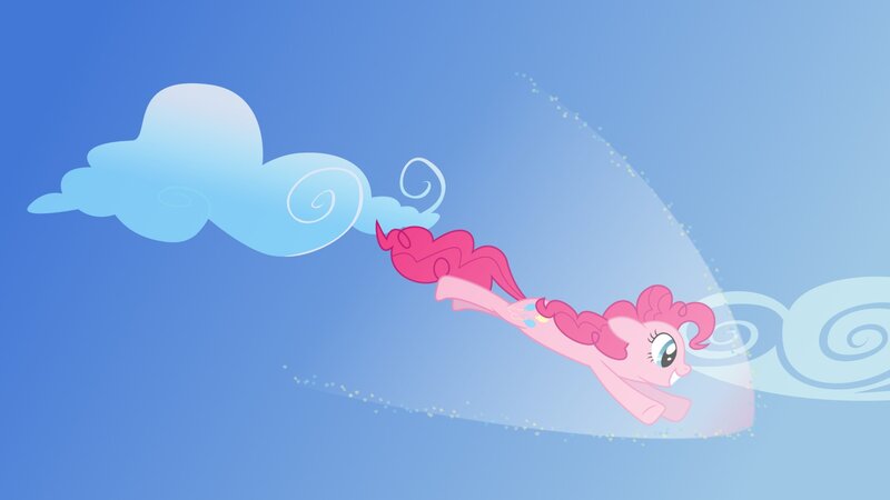 Pink Pony Flying