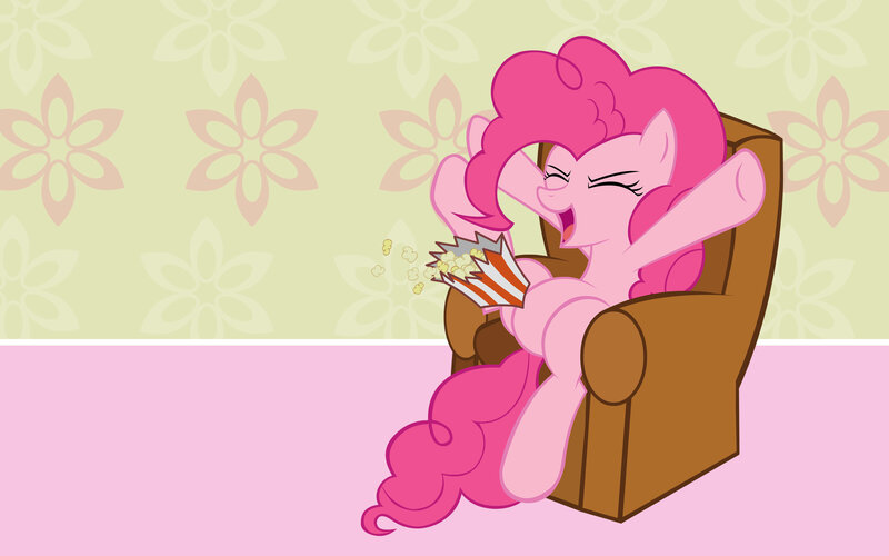 Pink Pony in Chair