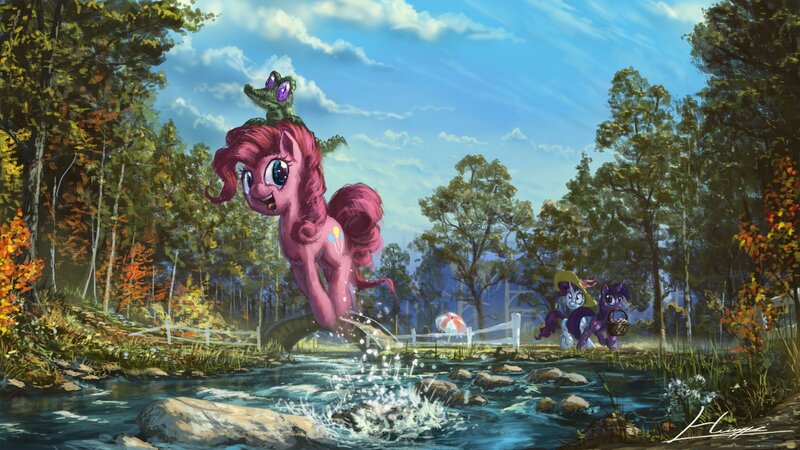 Pink Pony Jumping