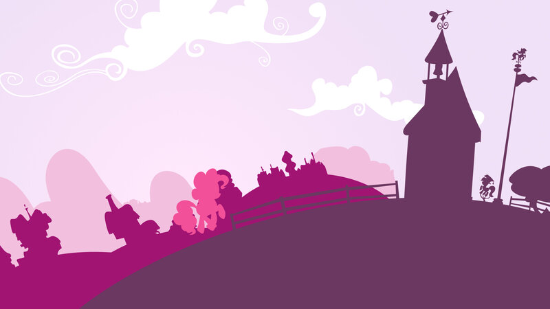 Pink Pony on Hill