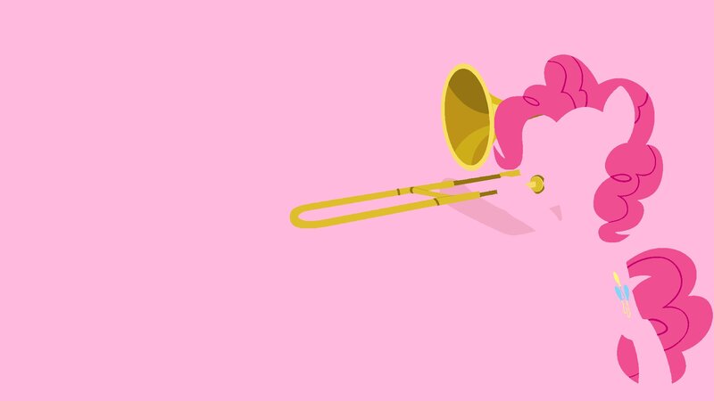 Pink Pony Playing Trombone