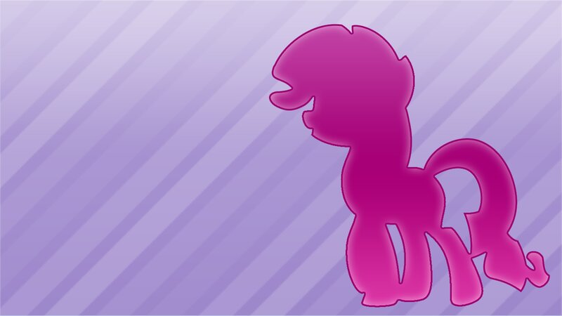 pink pony silhouette