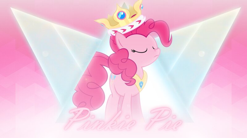 Pink Pony with Crown — Serene