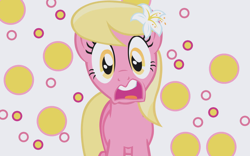 Pink Pony with Flower