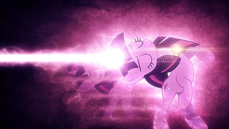 Pink Pony with Glowing Horn