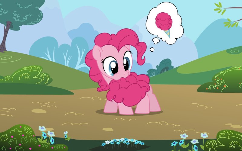 Pink Pony with Ice Cream
