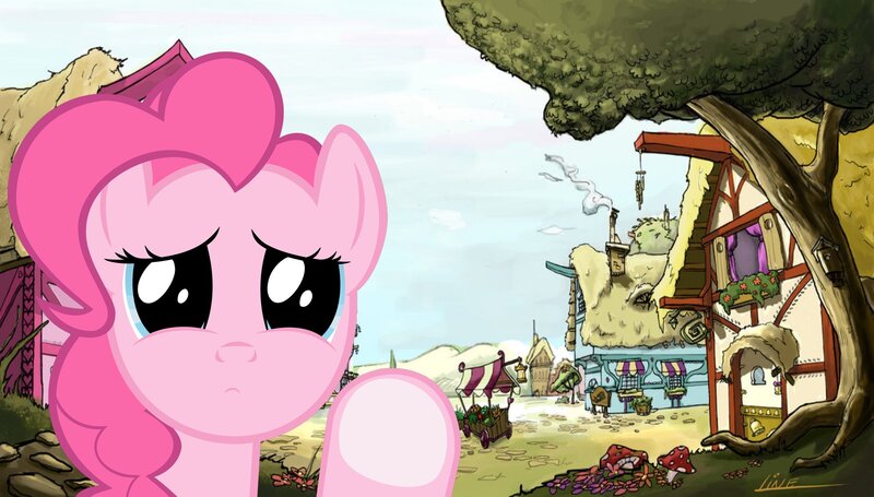 Pink Pony with Sad Eyes