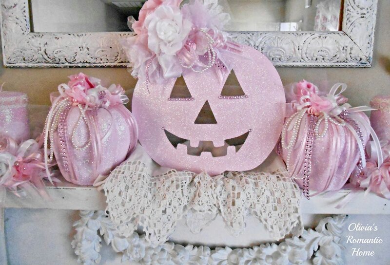 Pink Pumpkin Decorations