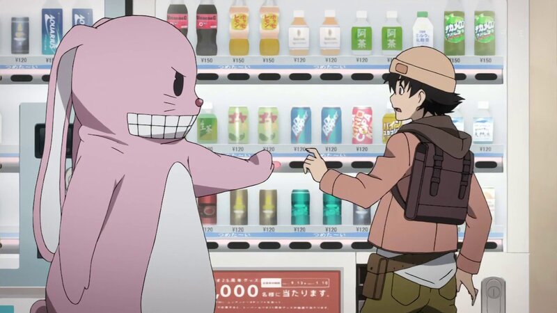 Pink Rabbit and Boy