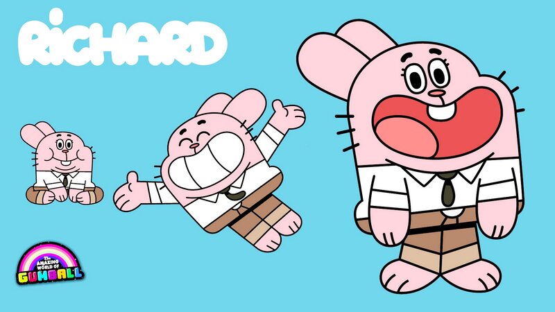 Pink Rabbit Character — Blue