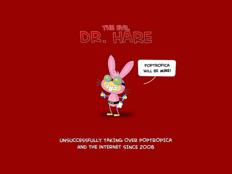 Pink Rabbit Character — Red