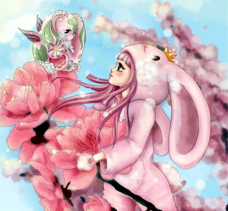 Pink Rabbit Girl