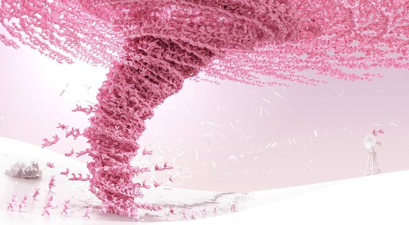 Pink Rabbit Tornado — Chaotic