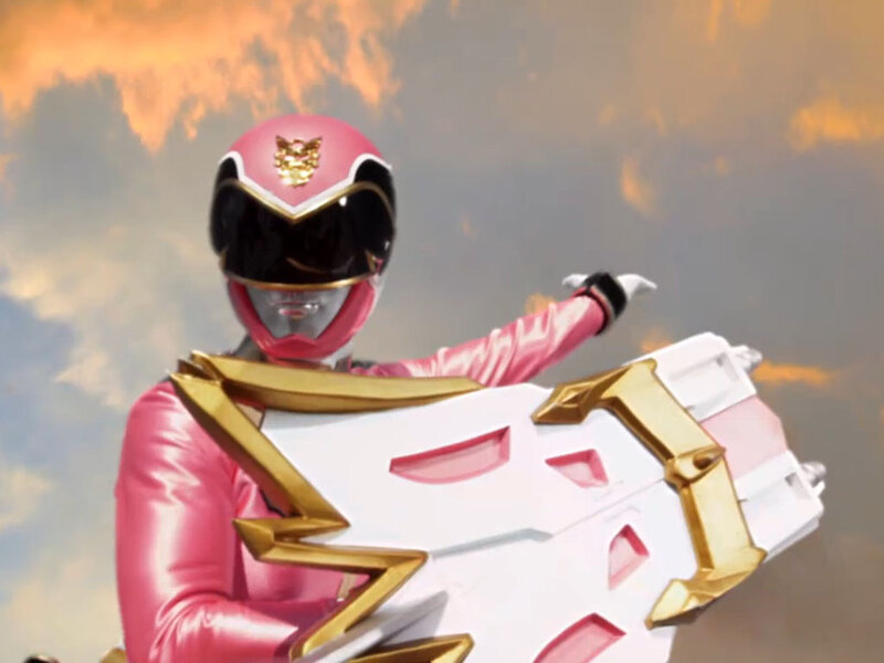 Pink Ranger with Weapon