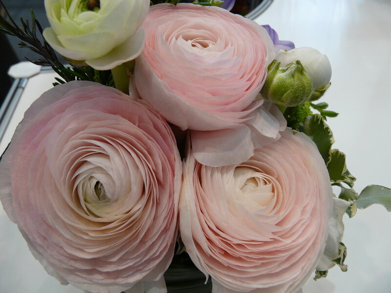 pink ranunculus bouquet