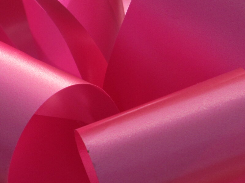 Pink Ribbon Folds