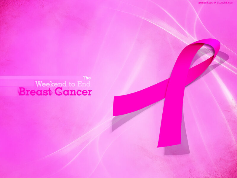 Pink Ribbon Symbol — Hopeful, Digital Art