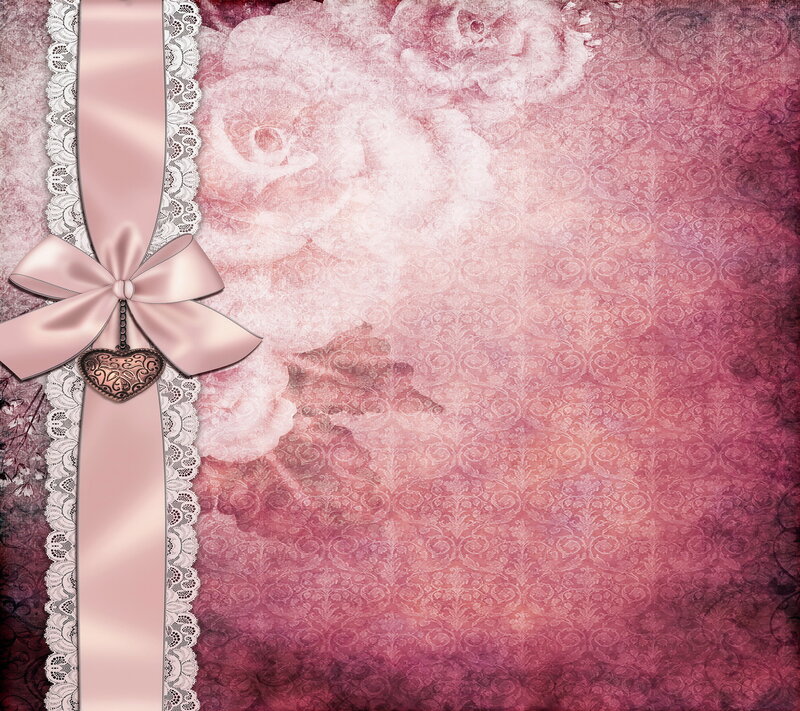 Pink Ribbon with Heart