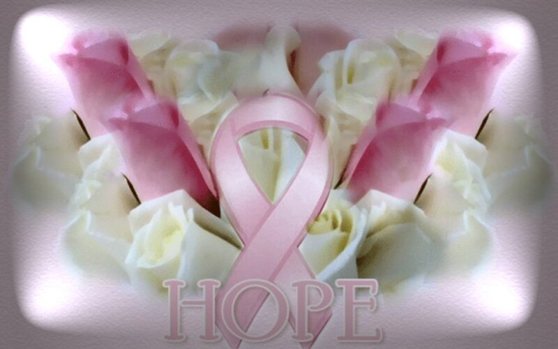 Pink Ribbon with Roses