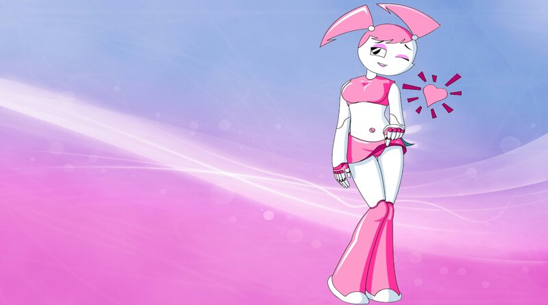Pink Robot Girl — Playful