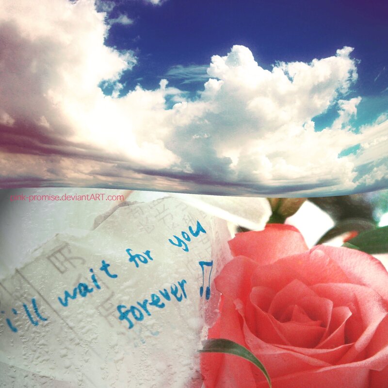 Pink Rose and Note