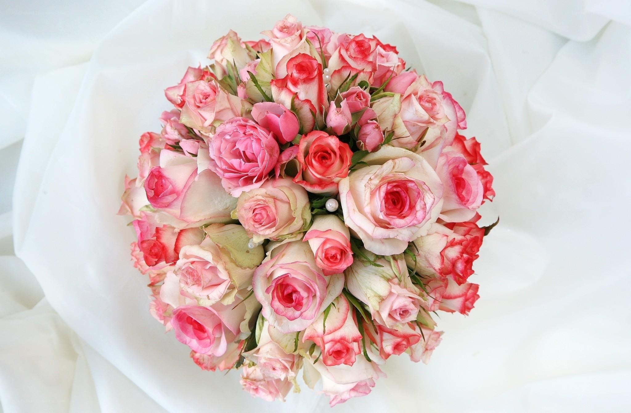 Pink rose bouquet