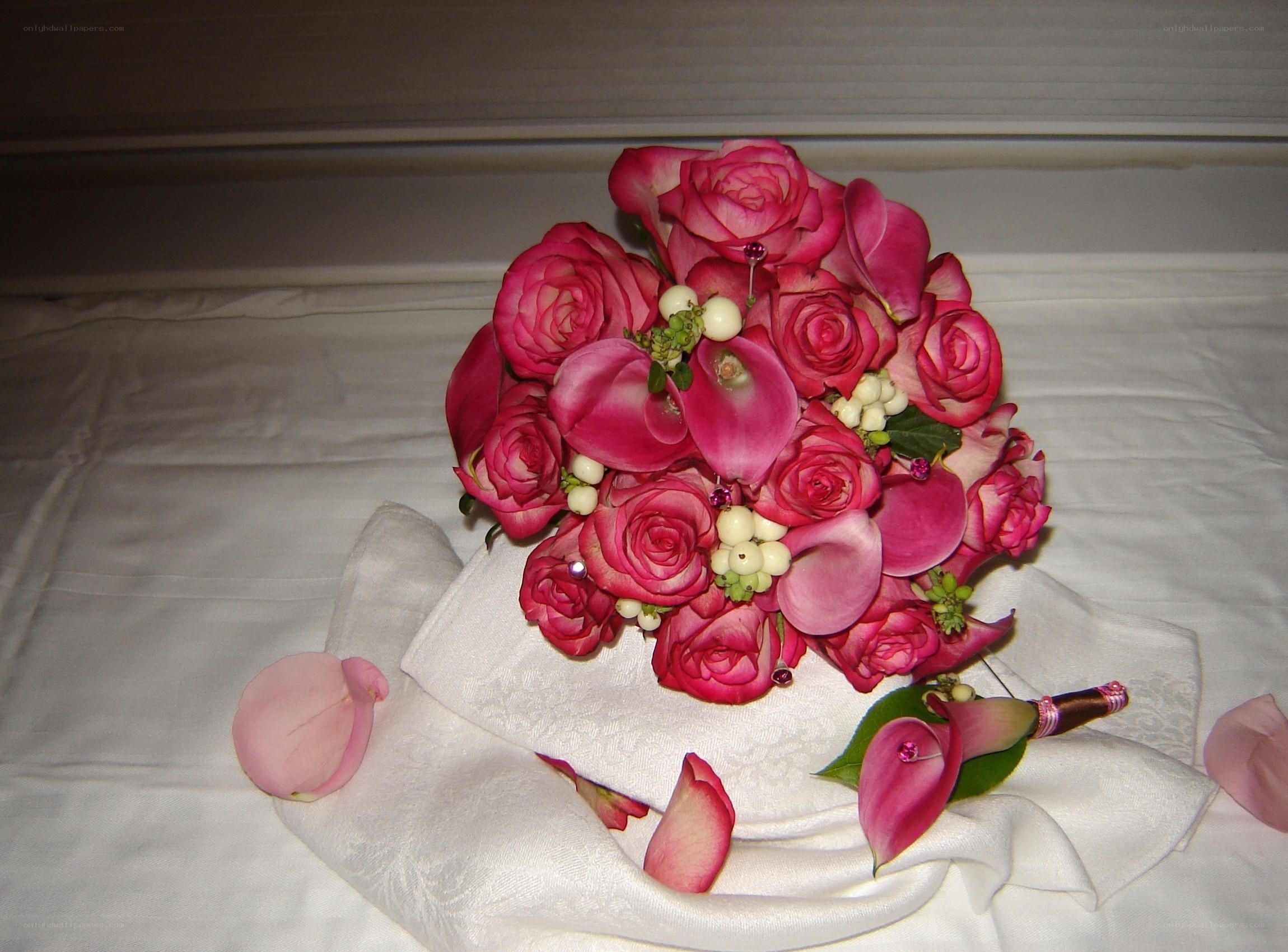 Pink rose bouquet