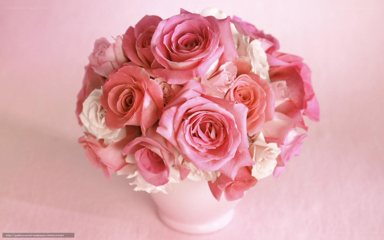 Pink rose bouquet