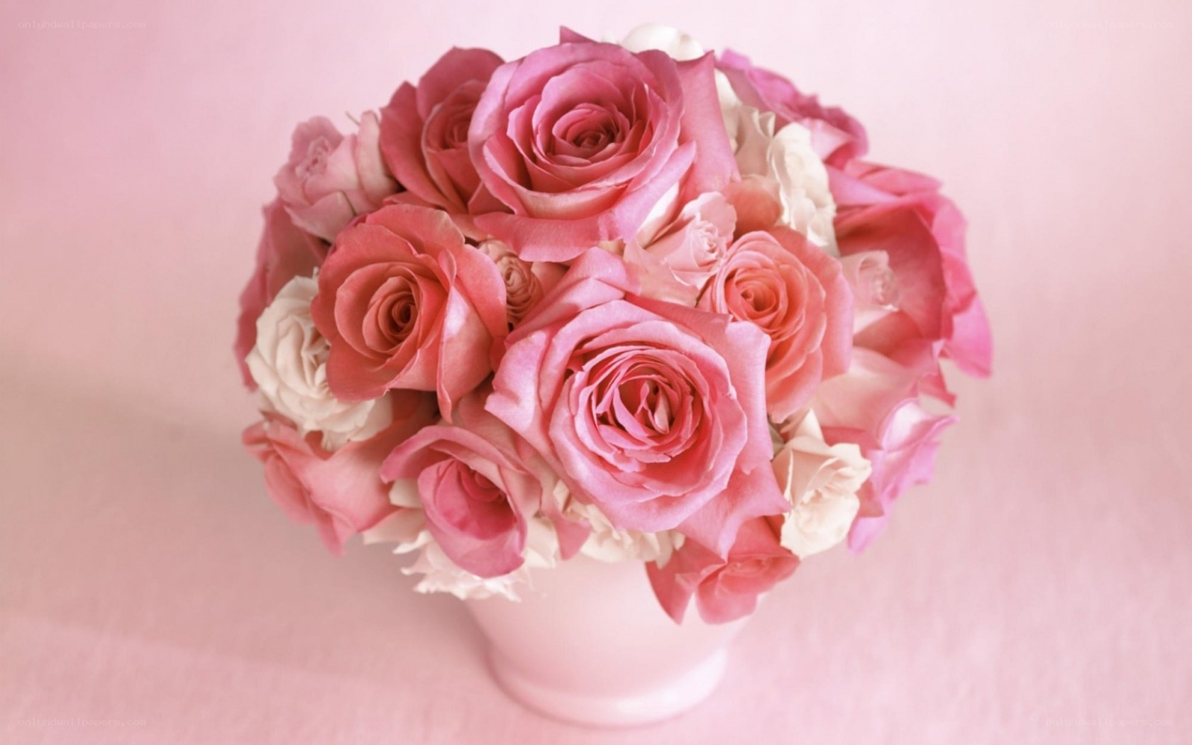 Pink rose bouquet