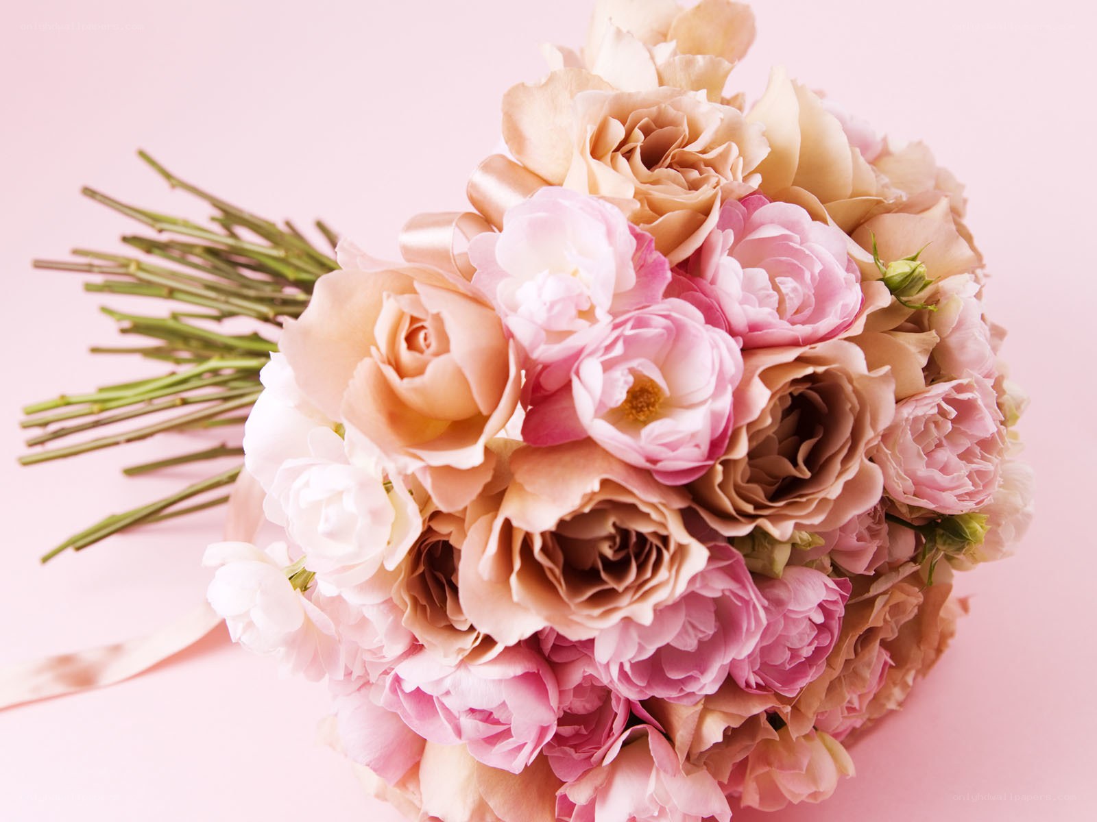 Pink rose bouquet