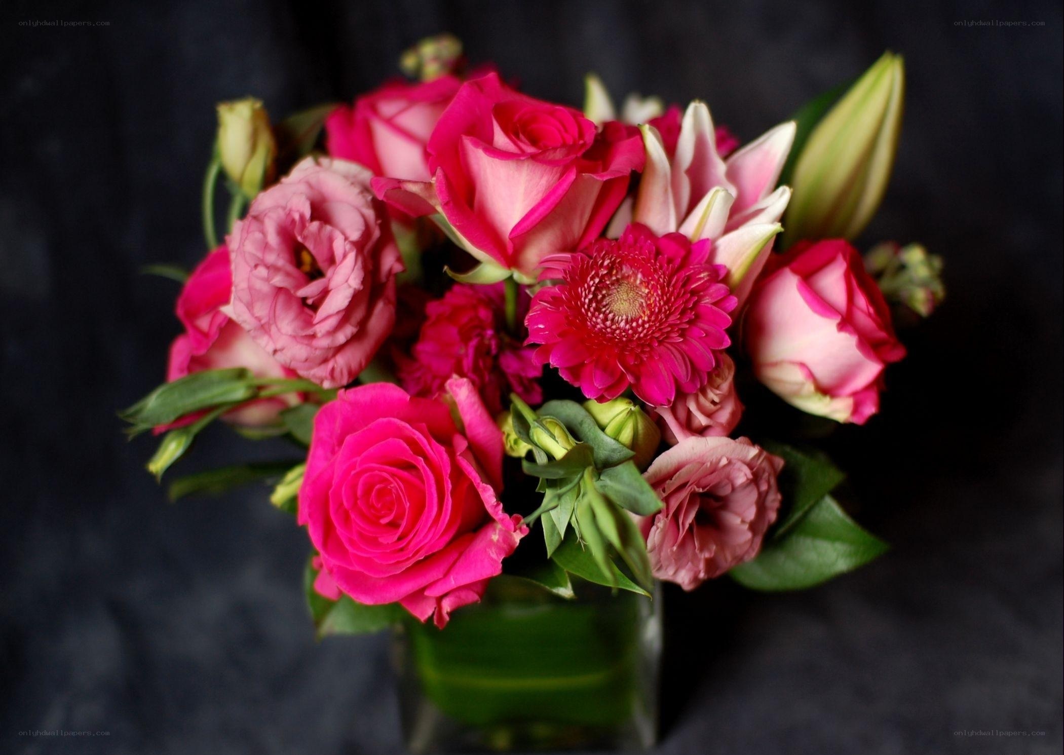 Pink rose bouquet
