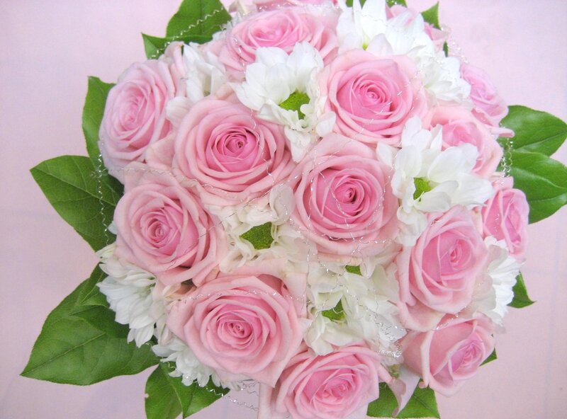 Pink rose bouquet