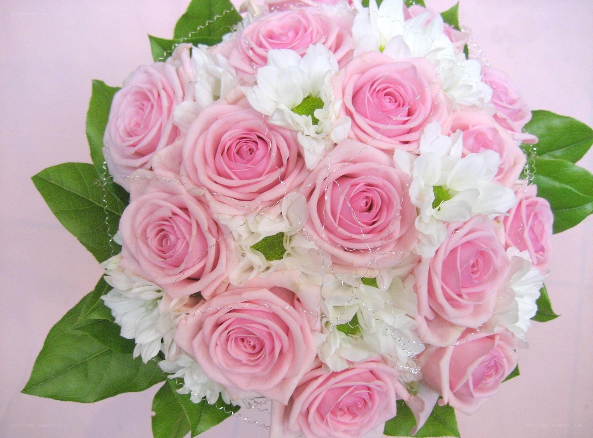 Pink rose bouquet